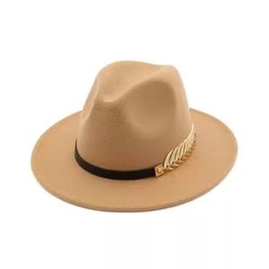 COPY - NEW FEDORA HAT BEIGE WITH BELT